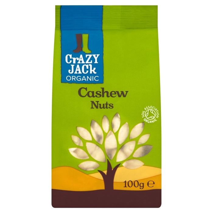 Crazy Jack Organic Casw Nuts 100g