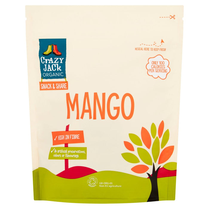 Crazy Jack Organic getrocknete Mango 100g