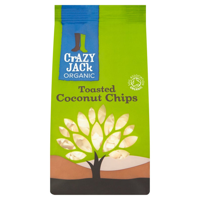 Chips de coco tostado orgánico de Jack Crazy 100G
