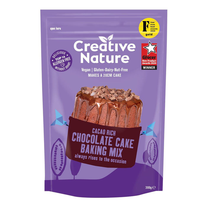 Kreative Natur Kakao reichhaltiger Schokoladenkuchen Back Mix 300g