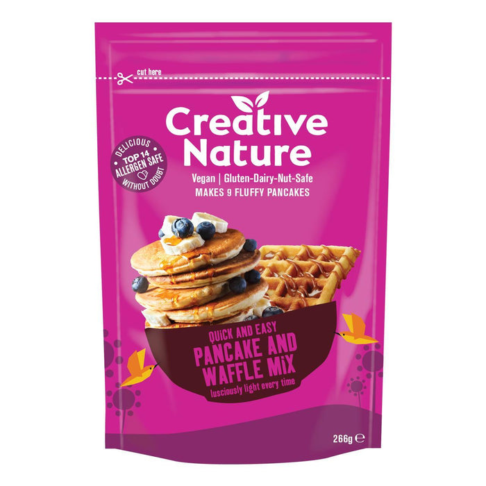 Creative Nature Pancake and Waffle Mix 266g
