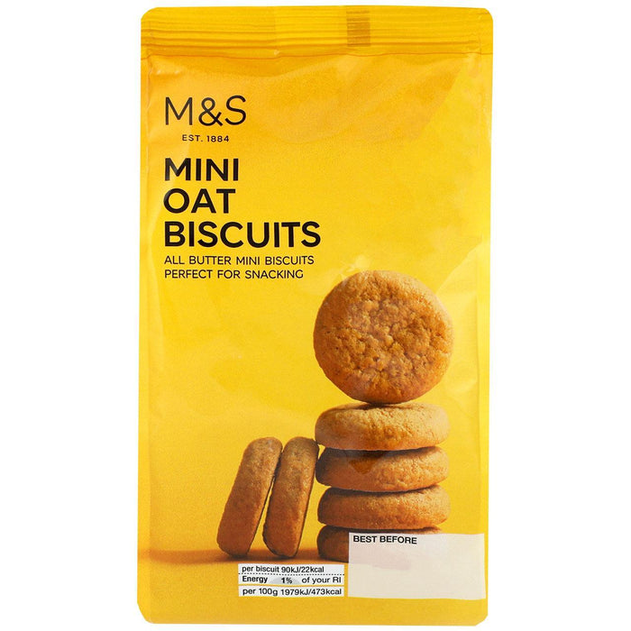 M & S Mini Hafer Biscuits 100g
