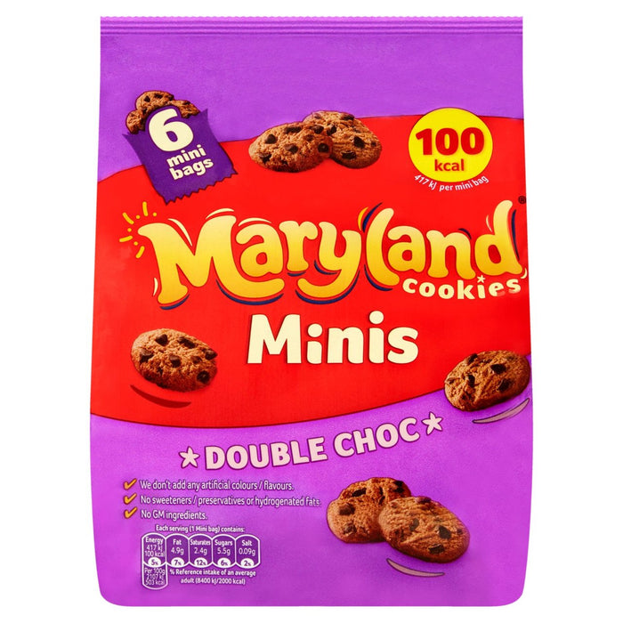 Maryland Mini Cookies Double Chocolate 6 x 19,8g