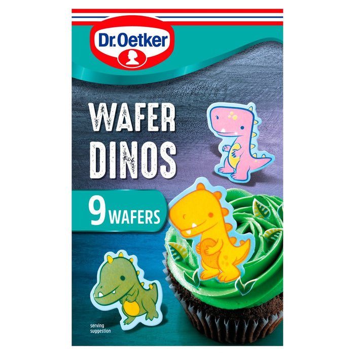 Dr. Oetker Wafer Dinosaurs 9 por paquete