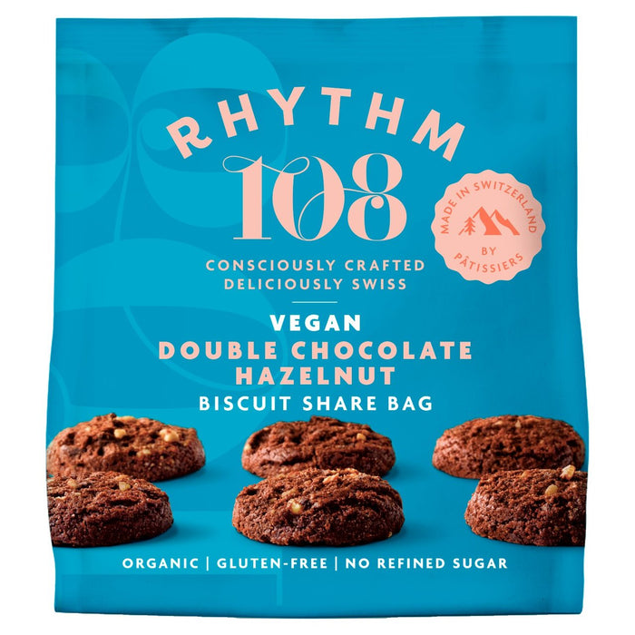 Rhythm108 Ooh La La Tea Biscuits Double Choco Hazelnut 135g