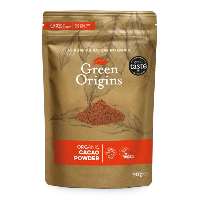 Orígenes verdes en polvo de cacao orgánico 90G