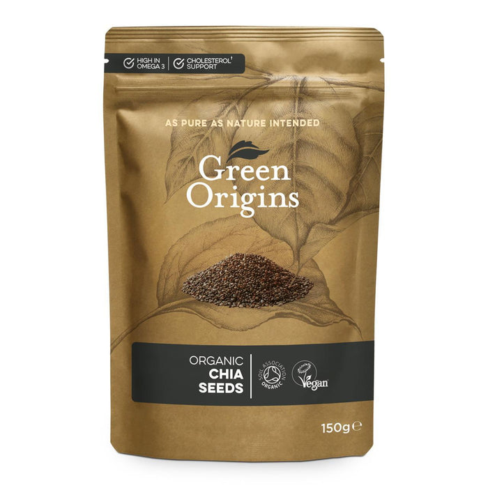 Green Origins Organic Chia Seeds Raw 150g