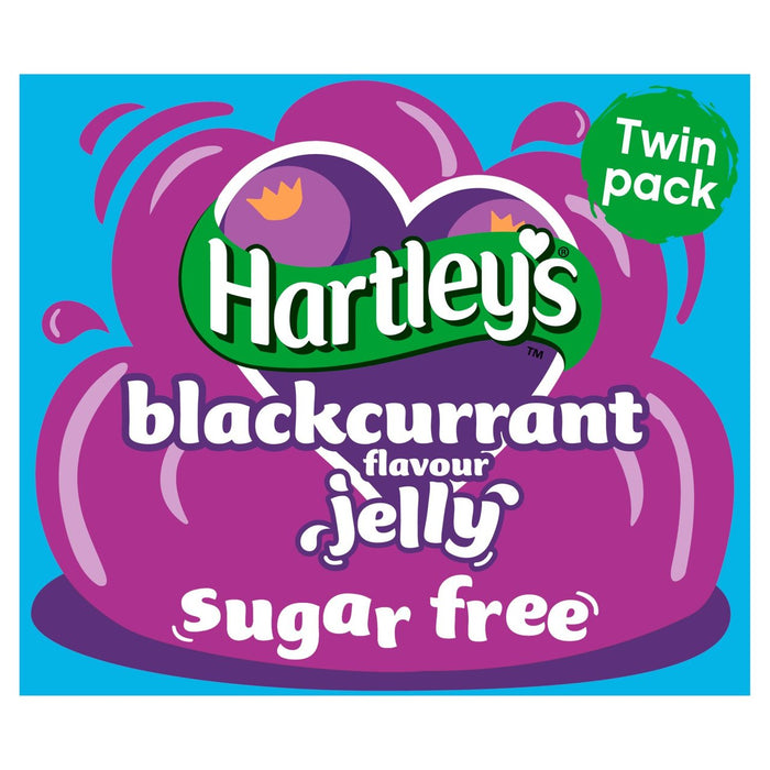 Hartley's Sugar Blackcurrant Jelly Crystals 23G