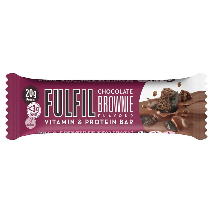 Remplir le chocolat Brownie Vitamine & Protein Bar 55G