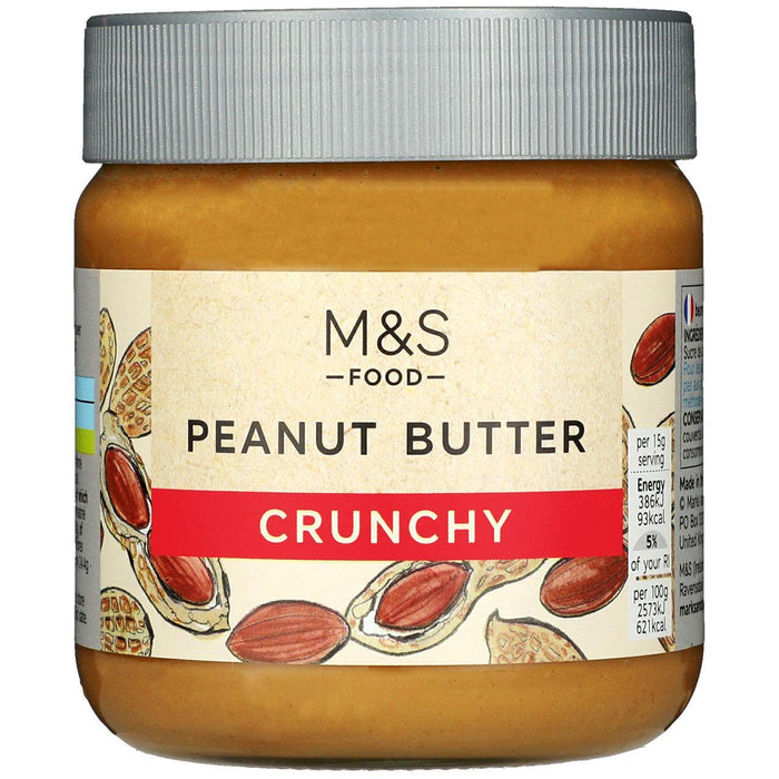 M & S Crunchy Erdnussbutter 340g