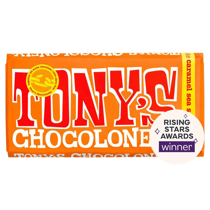 Tony's Chocolonely Milk Chocolate Caramel Sea Sel 180g