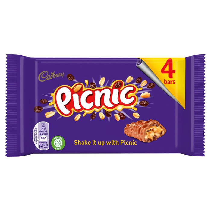 Cadbury Picnic 4 x 32g