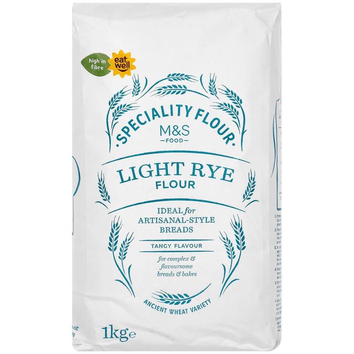 M&S Light Rye Flour 1kg, British Online