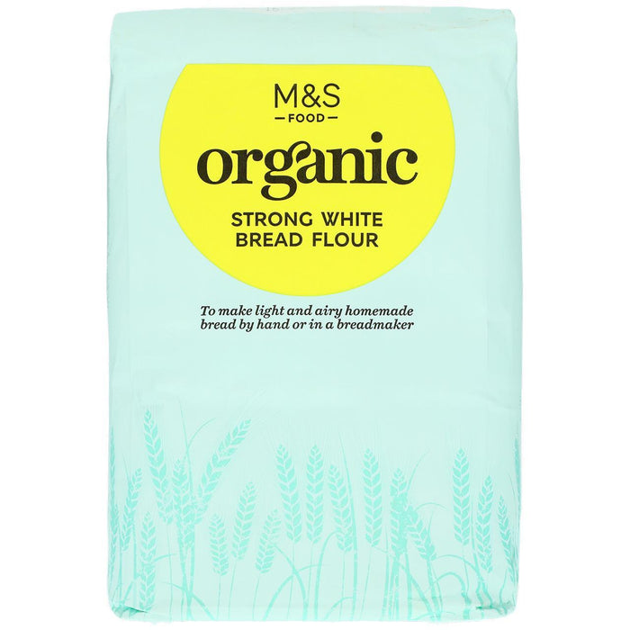 M&S orgánica fuerte de pan blanco fuerte 1.5 kg