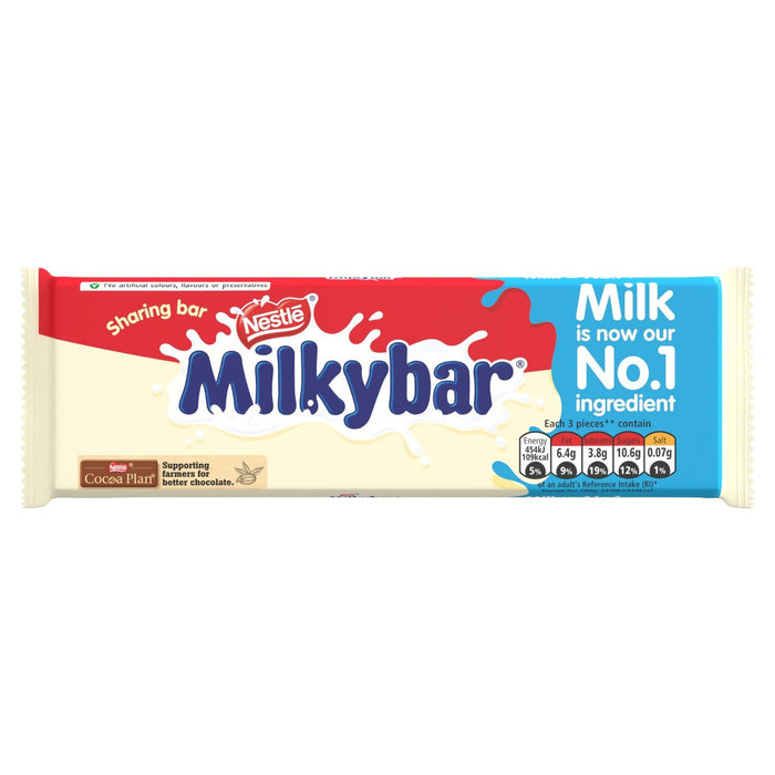 Milkybar White Chocolate Sharing Block 90g