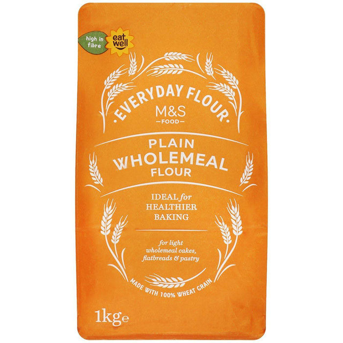 M&S Plain Wholemeal Flour 1kg