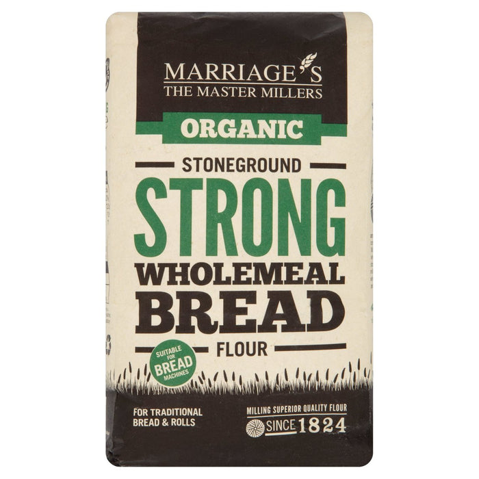 La fuerte harina de pan integral orgánico del matrimonio 1 kg