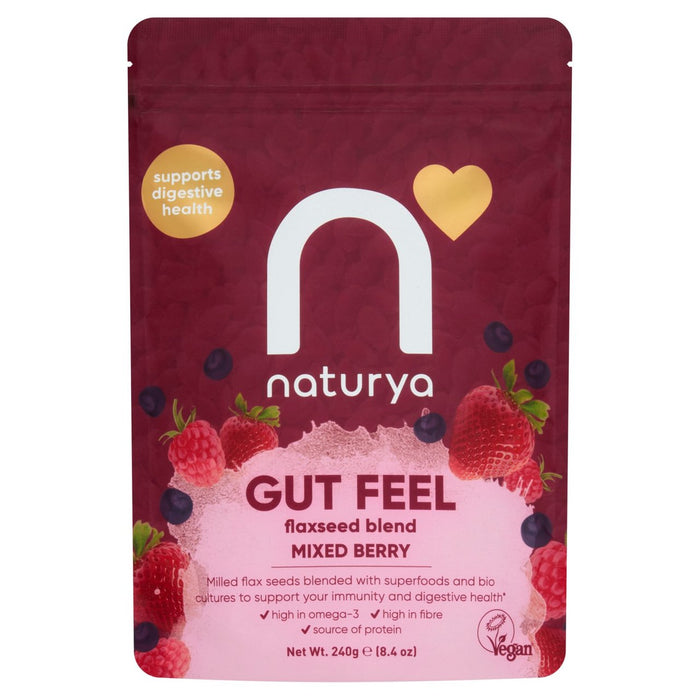 Naturya Gut Feel Mixed Berry Flaxseed Blend 240g