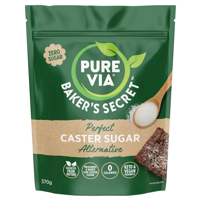 Pure Via Baker Secret Caster Sugar Alternative 370g