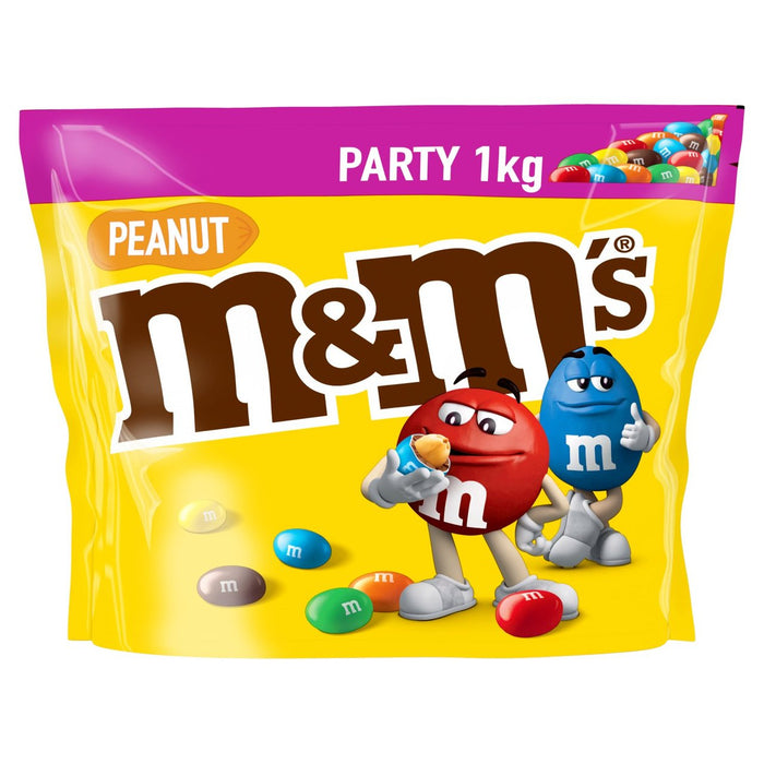 M & Ms Erdnuss -Schokoladen -Party -Beutel 1 kg