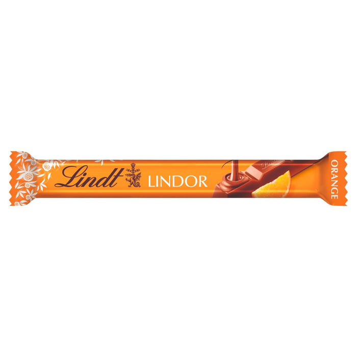Lindt Lindor Milk Orange Chocolate Bar 38g