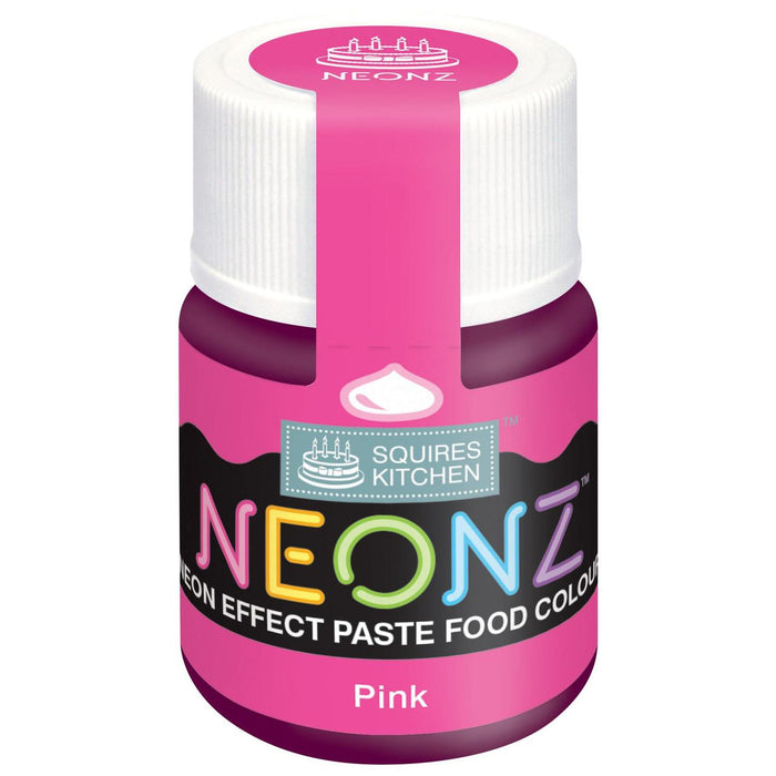 Squires Kitchen Neonz Paste Food Colour Pink 20g