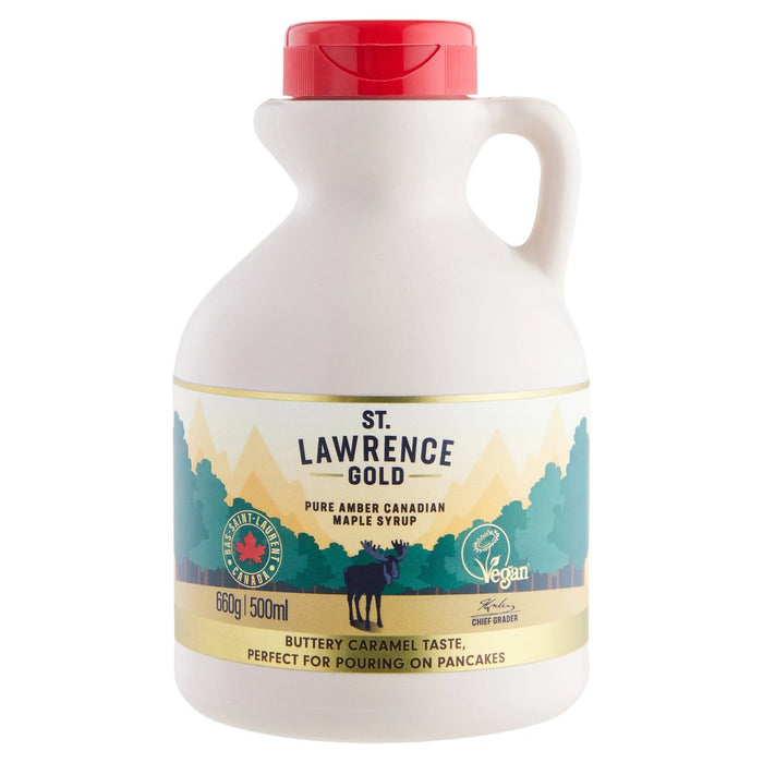 St Lawrence Gold Pure Maple Syrup Amber 500ml