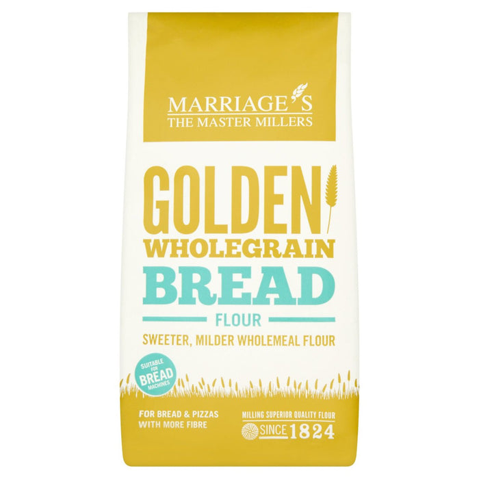 W & H Ehe Golden Vollkorn starkes Brotmehl 1 kg