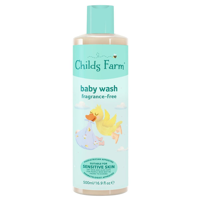 Childs Farm Baby Unfragranced Body Wash 500ml