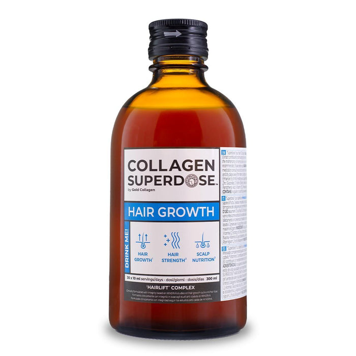 Collagène Superdose par Gold Collagène Hair Growth 30 Day 300ml