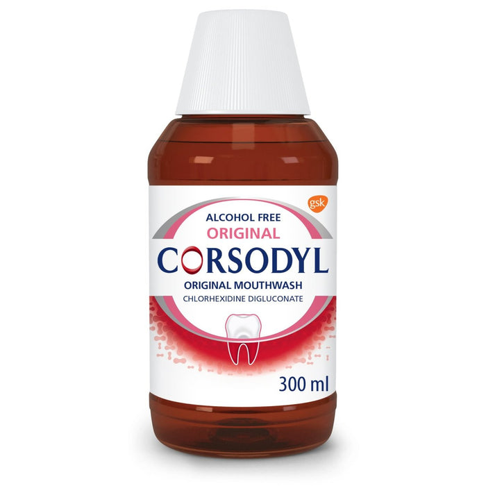 Corsodyl Original 0,2% alkoholfreier Mundwasser 300 ml
