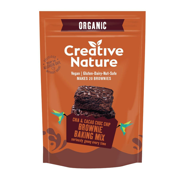 Creative Nature Organic Gluten Free Chia Cacao Brownie Mix 400g