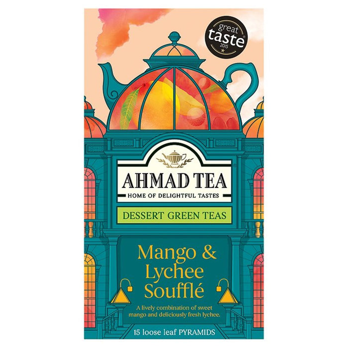Ahmad Tea Mango & Litschee Souffle Tea Bags 15 pro Packung