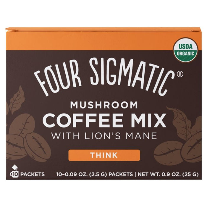 Quatre Sigmatic Mushroom Coffee Lion's Mane & Chaga 10 par paquet