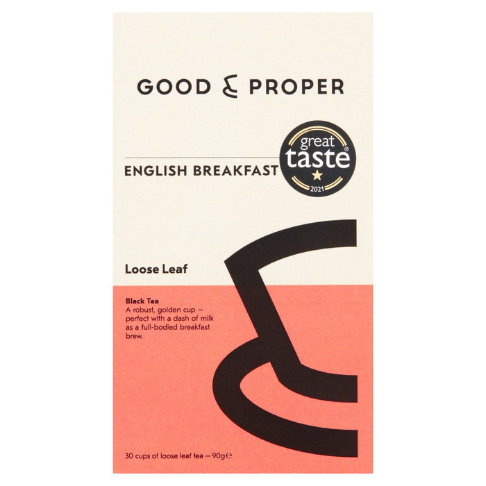 Té bueno y adecuado té de desayuno inglés en inglés 90g