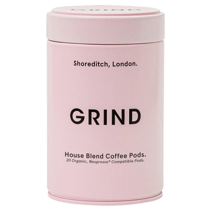 Grind House mezcla vainas de café compostables lata 20 por paquete