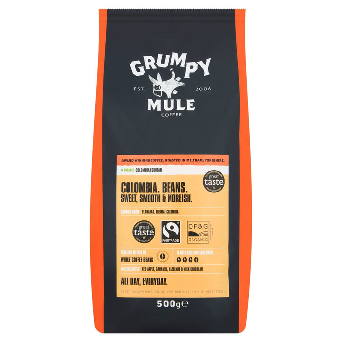 Grumpy Mule Colombia Coffee Beans 500g