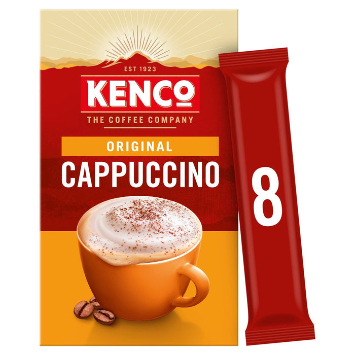 Kenco Cappuccino Instant Coffee Sachets 8 per pack