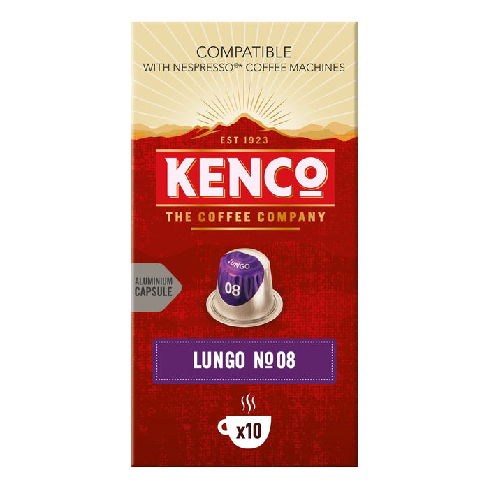 Kenco Intense Lungo Intensity 8 Coffee Capsules 10 per pack