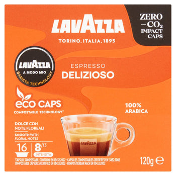 A Modo Mio Espresso Crema Y Sabor 16 Cápsulas - Lavazza