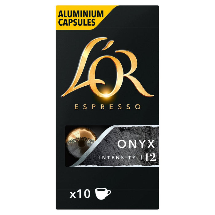 L'OR Espresso Onyx Intensity 12 Coffee Capsules 10 per pack