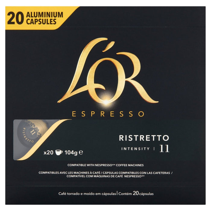 L'OR Espresso Ristretto Intensity 20 per pack