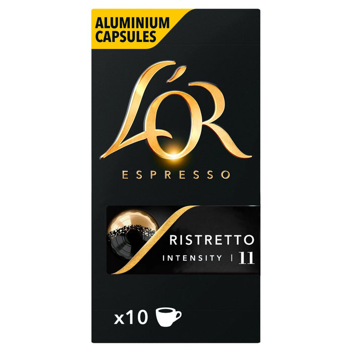 L'OR Espresso Ristretto Intensity 11 Coffee Capsules 10 per pack