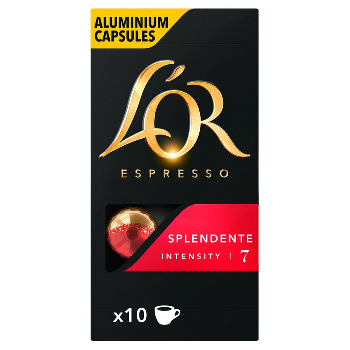 L'OR Espresso Splendente Intensity 7 Coffee Capsules 10 per pack