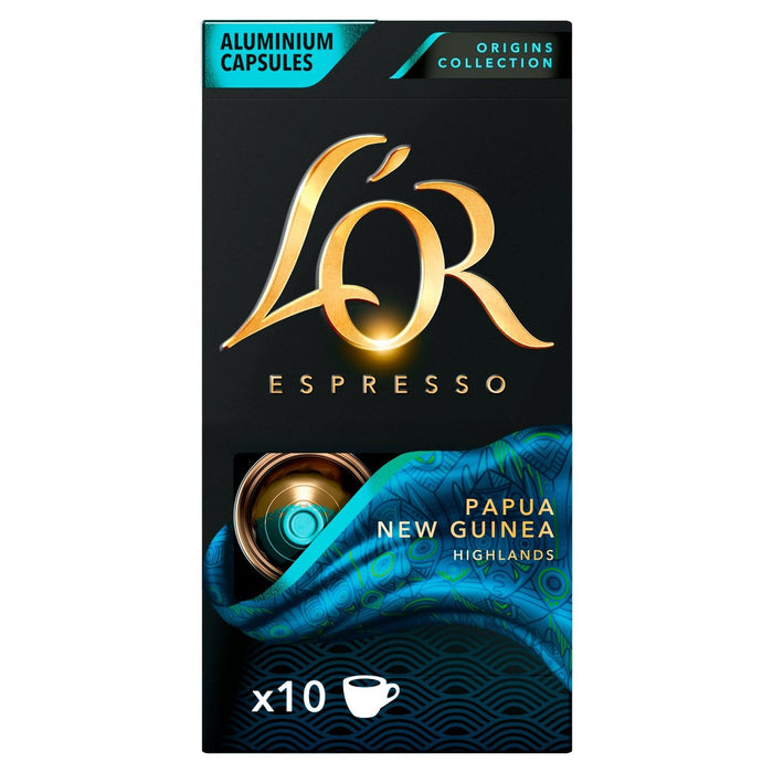 L'OR Origins Papua New Guinea Intensity 7 Coffee Pods 10 per pack