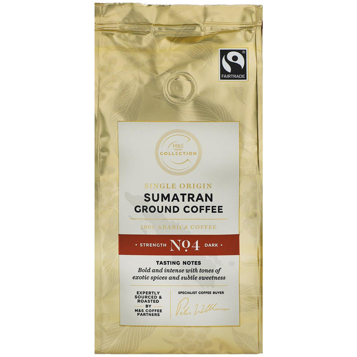 M&S Collection Fairtrade Sumatran Ground Coffee 227G