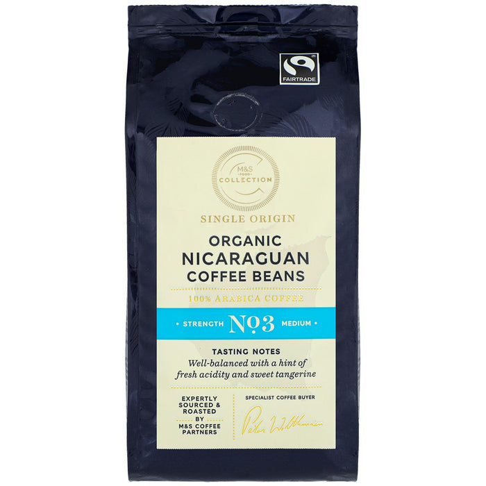 M&S Collection Organic Nicaraguan Coffee Beans 227g
