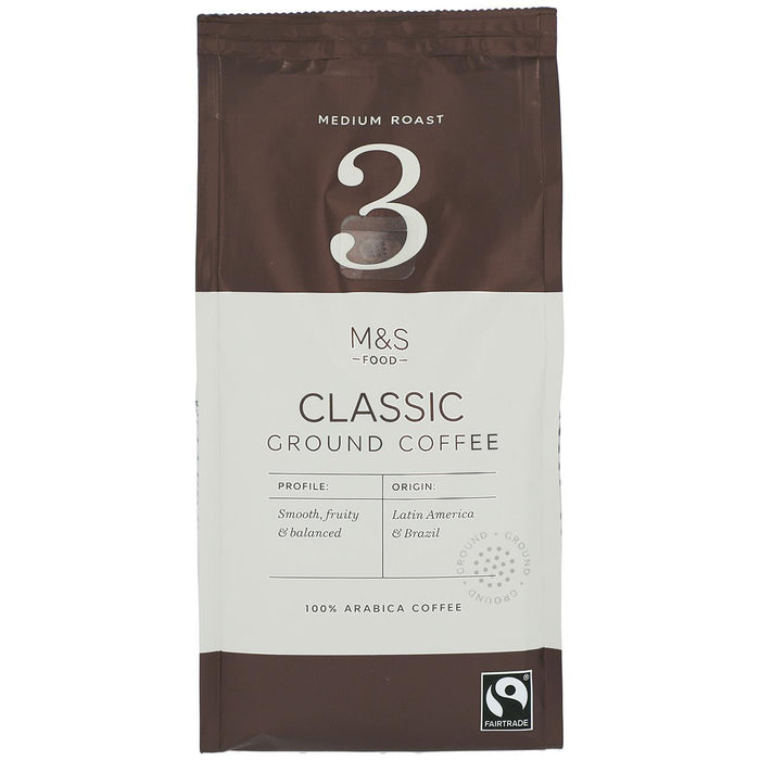M & S Fairtrade Classic Ground Coffee 227g