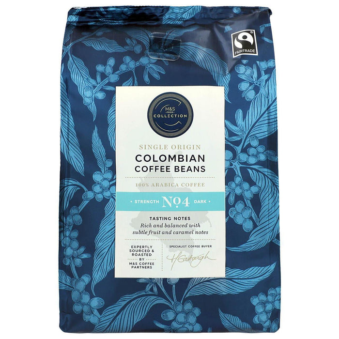 M&S Fairtrade Colombian Coffee grains 227g