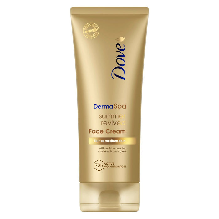 Dove DermaSpa Summer Revived Fair to Medium Self-Tan Face Cream 75ml